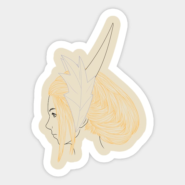 Kan-E-Senna Sticker by SileniaDream